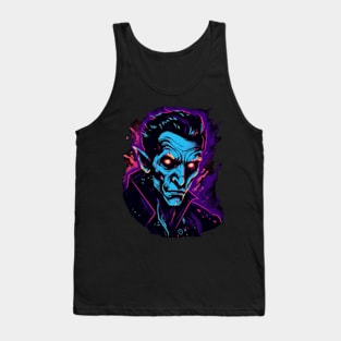 Pop Culture Comic Vampire | Demon | Pop Art | Sci Fi | Comic Tank Top